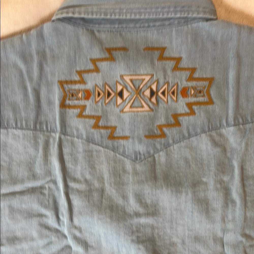 Pendleton Men’s Light Blue Western Shirt Size 2XL NWT - Picture 9 of 15